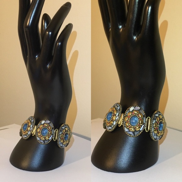 🆒Handmade Chalencony Coral Turkish Brass Bracelet - Picture 6 of 6